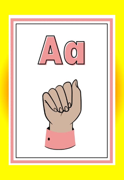 A in sign language