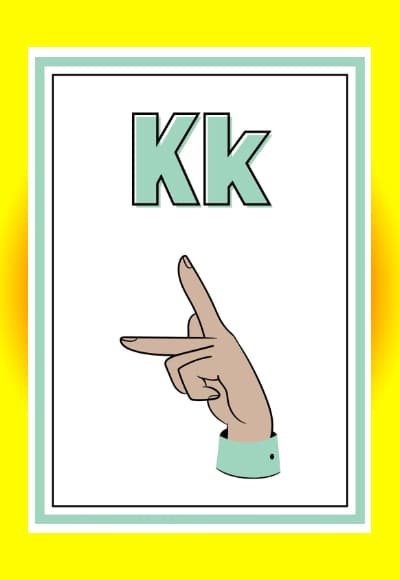 K in sign language