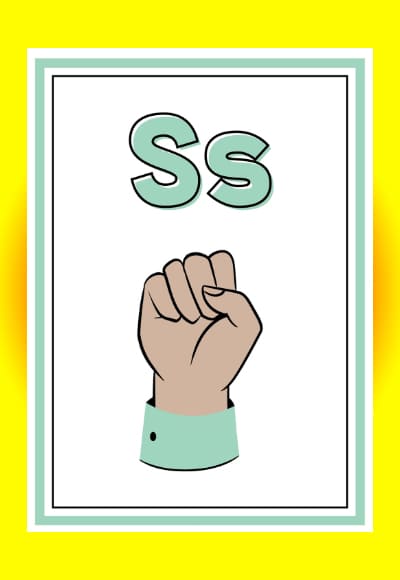 S in sign language