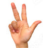 ASL sign for 3