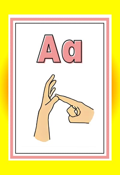 A in sign language