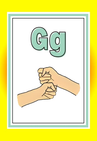 G in sign language