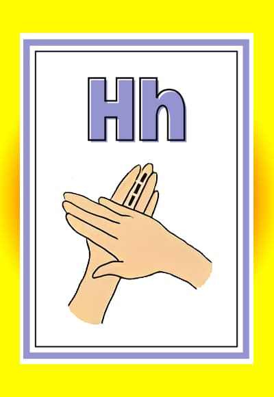 H in sign language