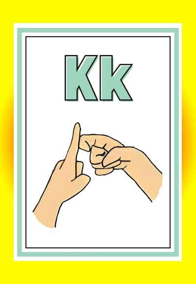 K in sign language