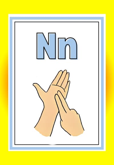 N in sign language