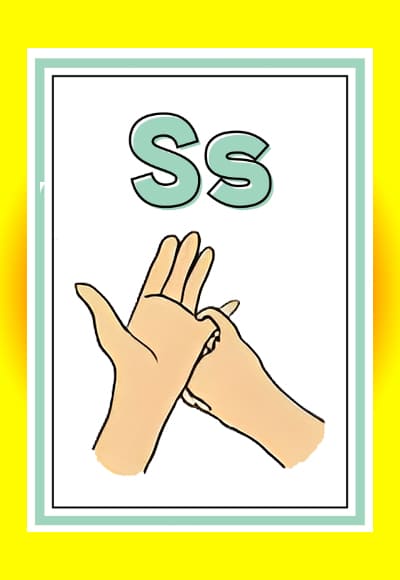 S in sign language