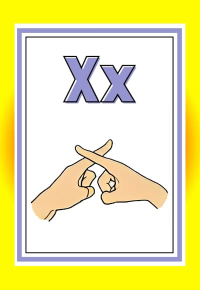 X in sign language