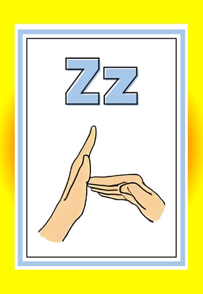 Z in sign language